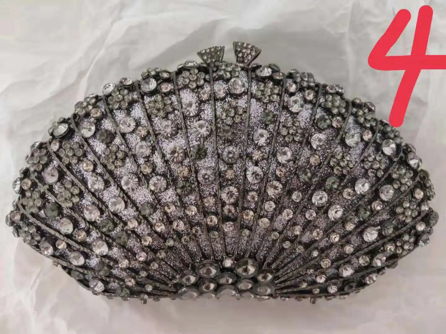 XIYUAN Womens Multi Color Crystal Dinner Party Handbag Diamond Hollow Evening Bag Wedding Flower Banquet Wallet 240823