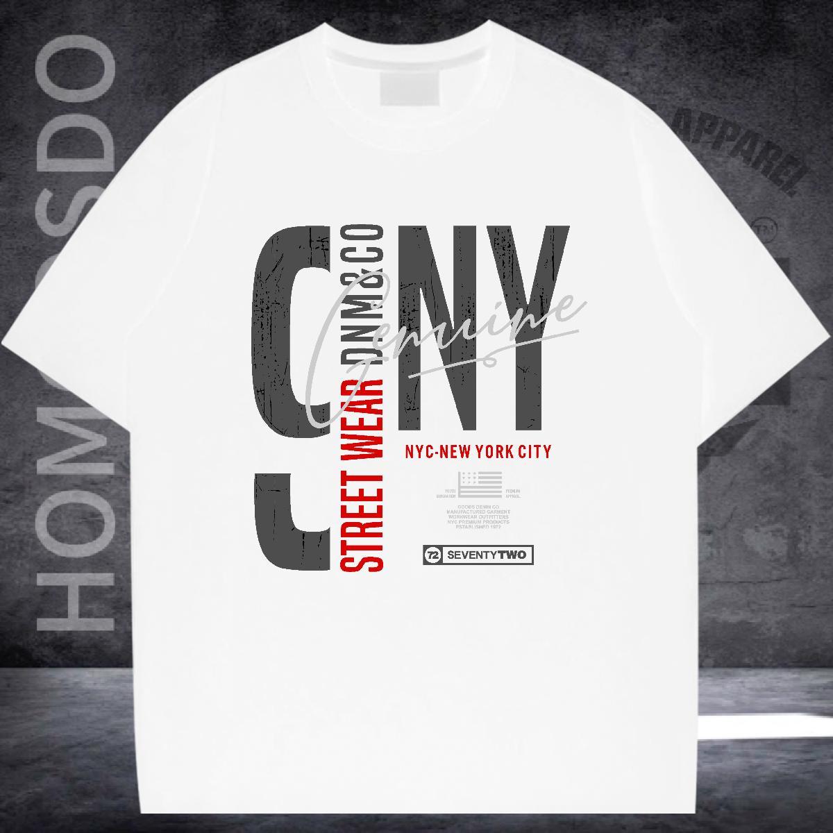 Classic T-Shirts for Men 230g Pure Cotton letter High Street Hip Hop Plus Size Custom Breathable Soft Couples T Shirts Customized Polos