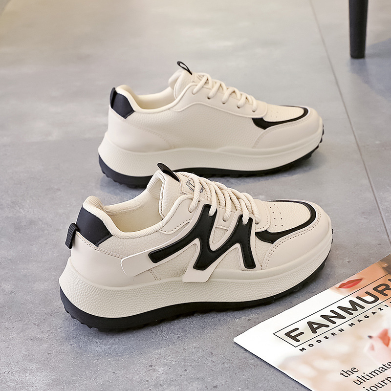 Ddmysports Forrest Gump Board New Spring Thick Soled Sports Versatile White Women S Dad Shoes G OUTDOOR