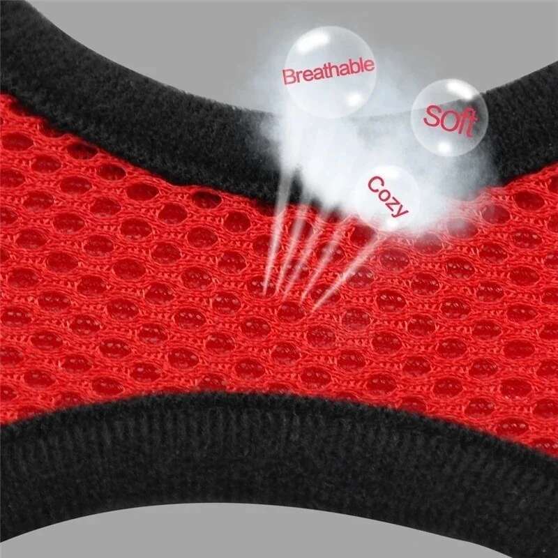 Cat Harness Vest Walking Lead Leash For Puppy Dogs Collar Polyester Adjustable Mesh Dog Harness For Small Medium Pet Accessories 47C