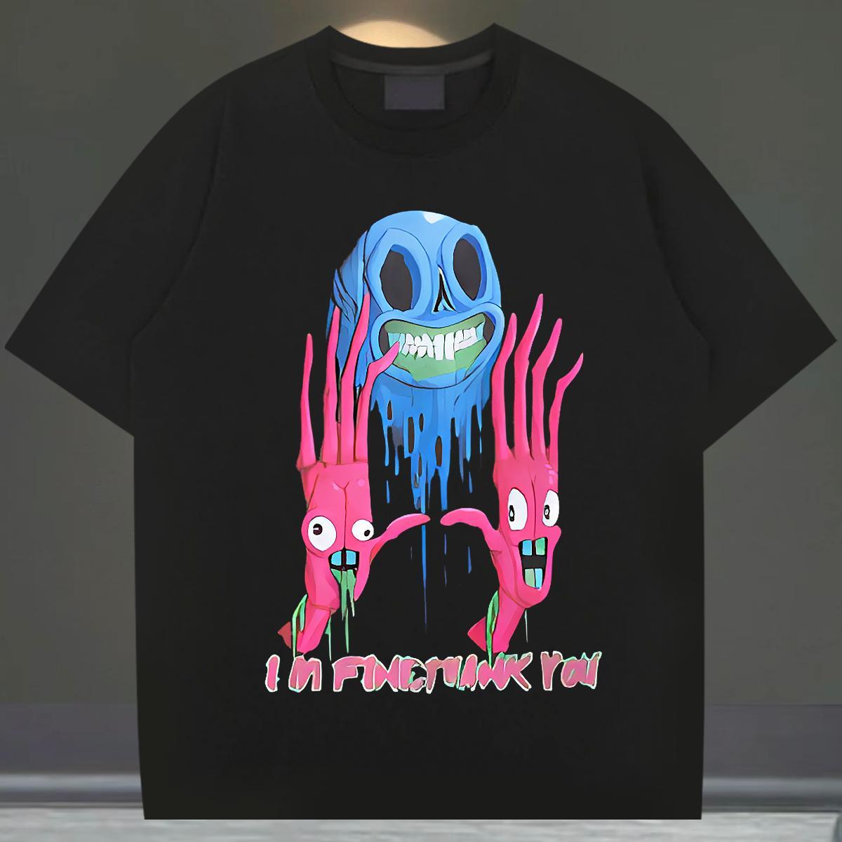 Popular T shirt 230g Pure Cotton skull Street Skull Breathable Short Sleeve Men Tees New Designer Tshirts