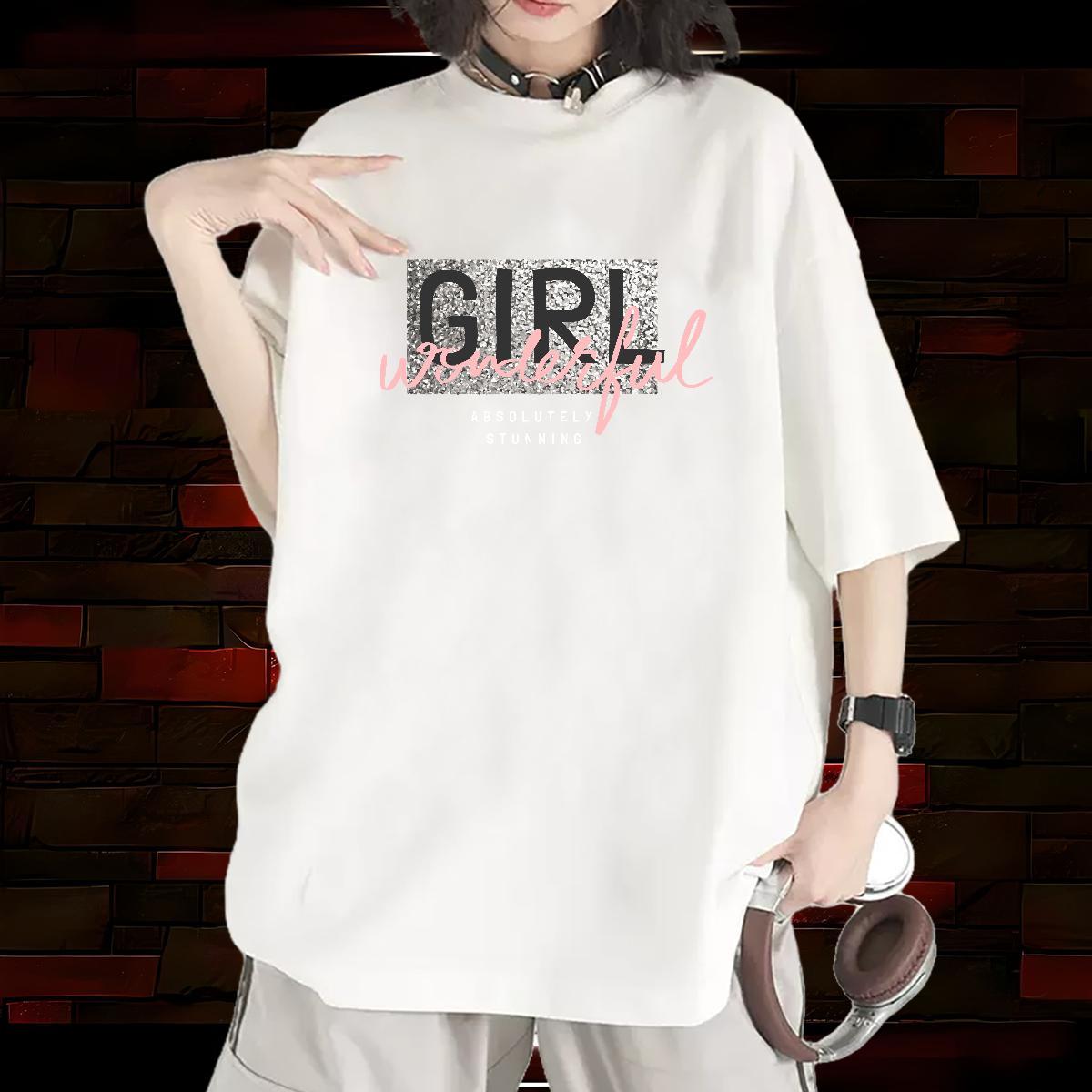Comfortable Tshirt for Man Woman 230g 100% Cotton letter Daily Outfit T shirt Breathable Soft Graphic Wear