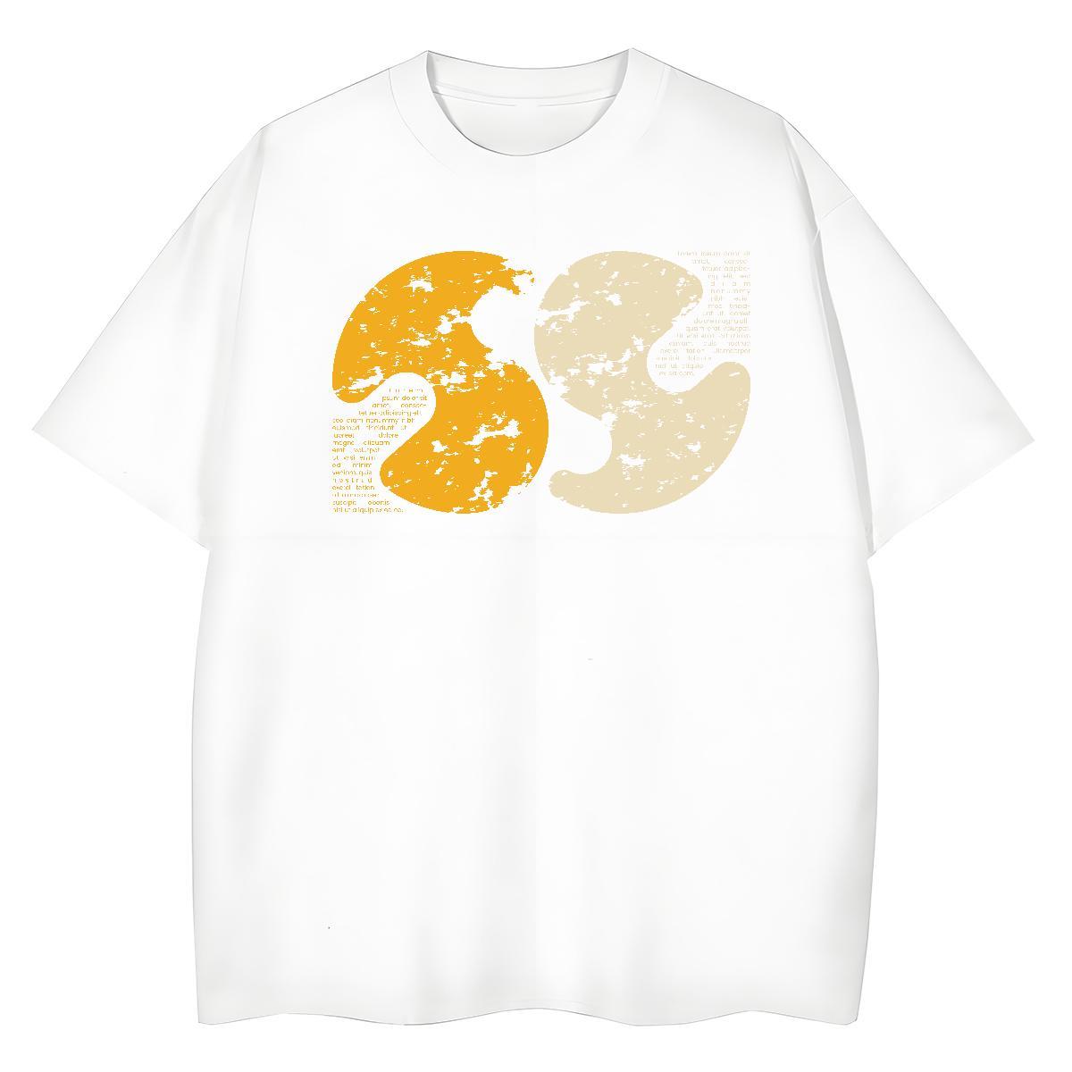 Brand Lady T shirt 230g Cotton painting Summer Casual Woman T Shirts Breathable Short Sleeve Skull Tops Tees
