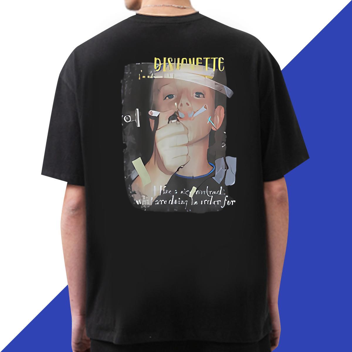 Classic T-Shirts for Men 100% Cotton 230g portrait Sports Casual Custom Anime Crew Neck Men Tops Tees Customized Tee Shirt