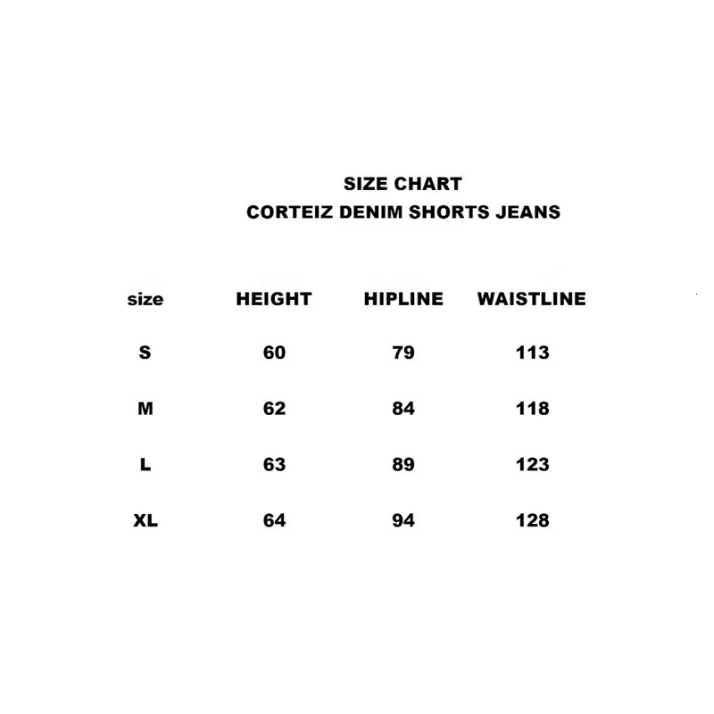 Womens shorts jeans Grunge Y2k retro summer runner streetwear hiphop print fashion star casual slim fit torn w240822