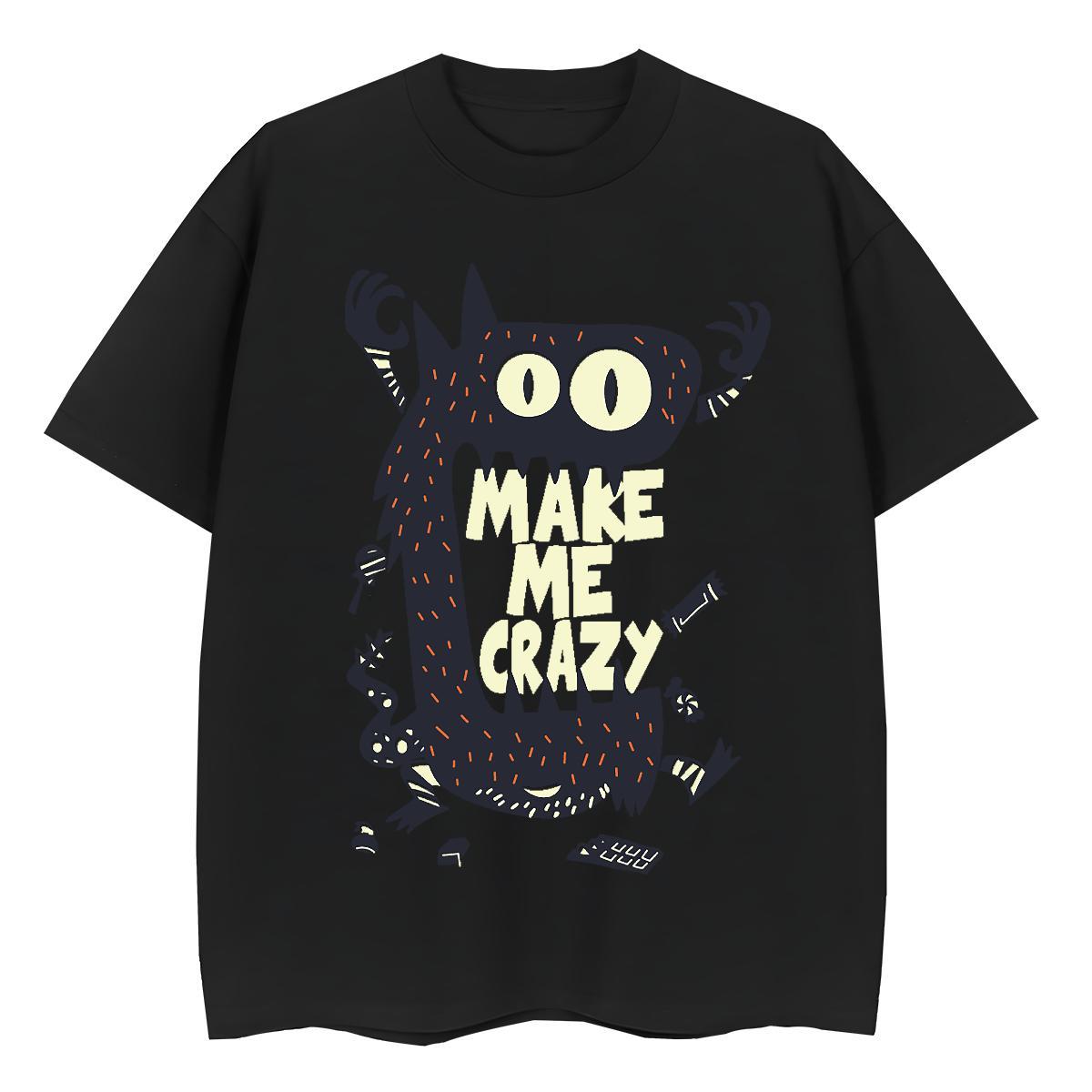 High quality Unisex Tshirts 230g Pure Cotton USA Hip Hop T shirt Breathable Crew Neck Floral Print Polos