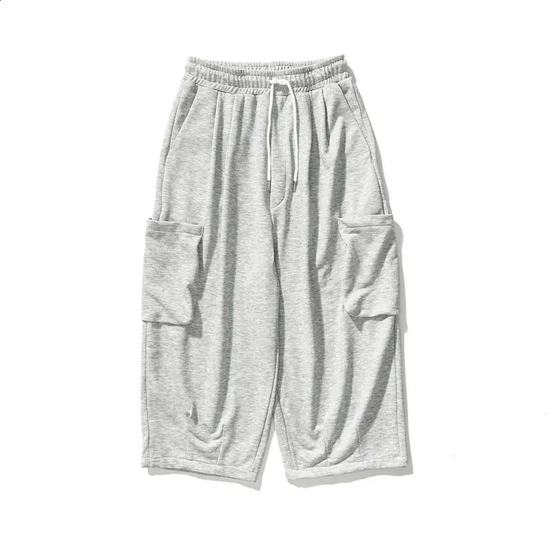 Mens Harem Pants Solid Color Baggy Man Trousers Harajuku Style Streetwear Casual Men Big Sizes Male 2023 Fashion 240822