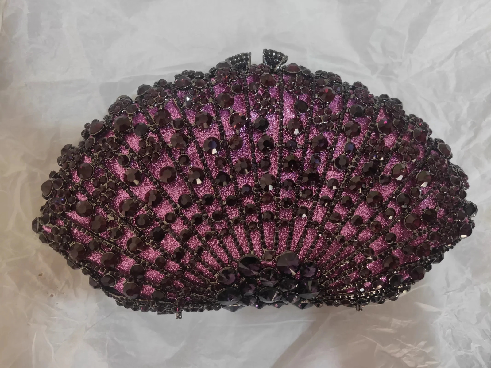 XIYUAN Womens Multi Color Crystal Dinner Party Handbag Diamond Hollow Evening Bag Wedding Flower Banquet Wallet 240823