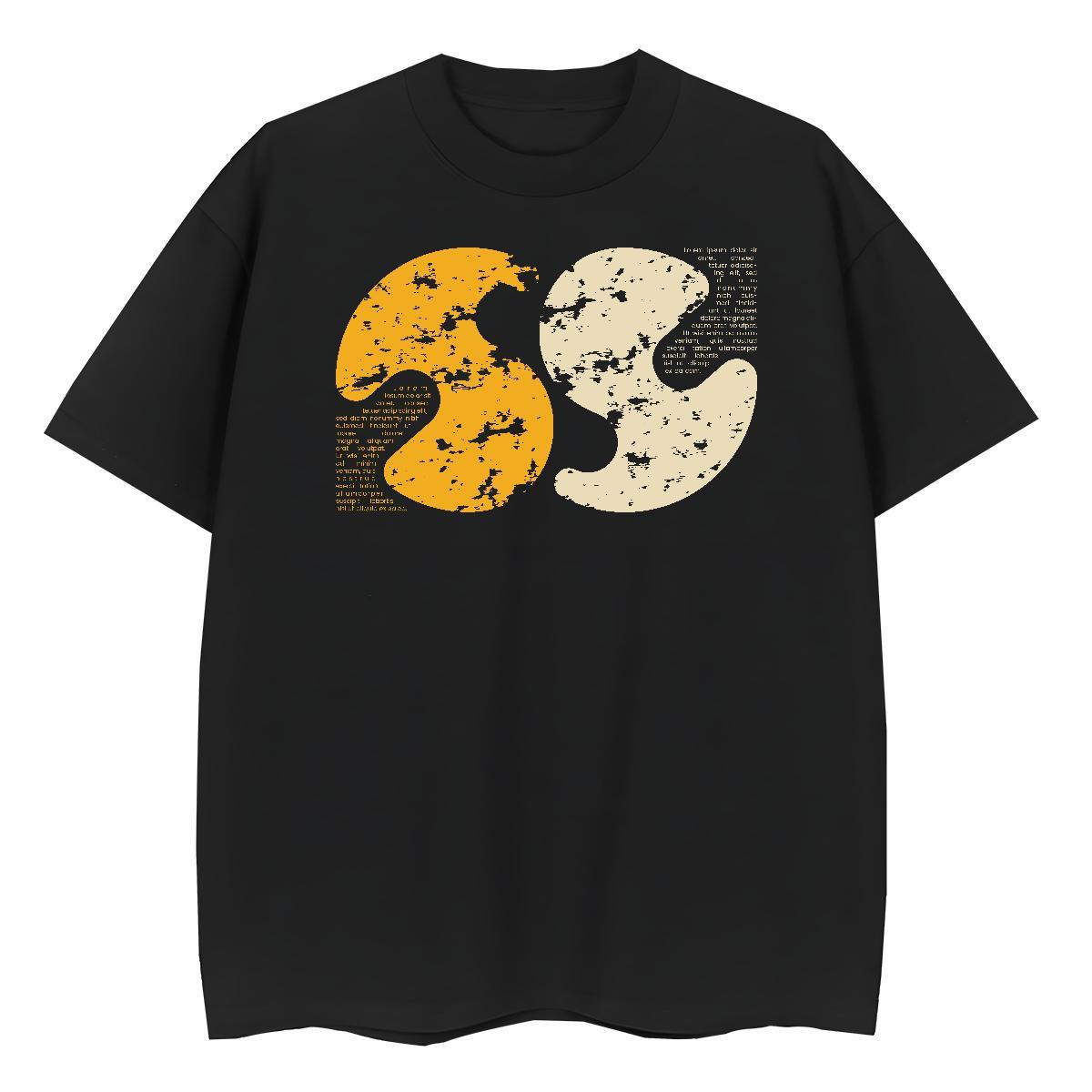 Brand Lady T shirt 230g Cotton painting Summer Casual Woman T Shirts Breathable Short Sleeve Skull Tops Tees