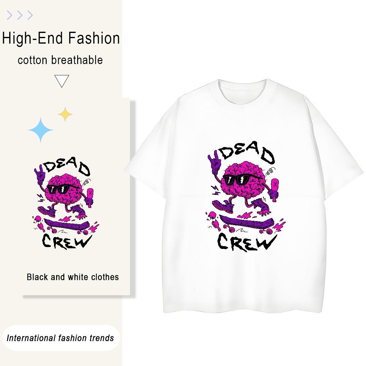 Designer Nice Woman Tshirt 230g Pure Cotton letter Sports Casual Womens T Shirts Crew Neck Breathable Cartoon Floral Printing Tops Shirt