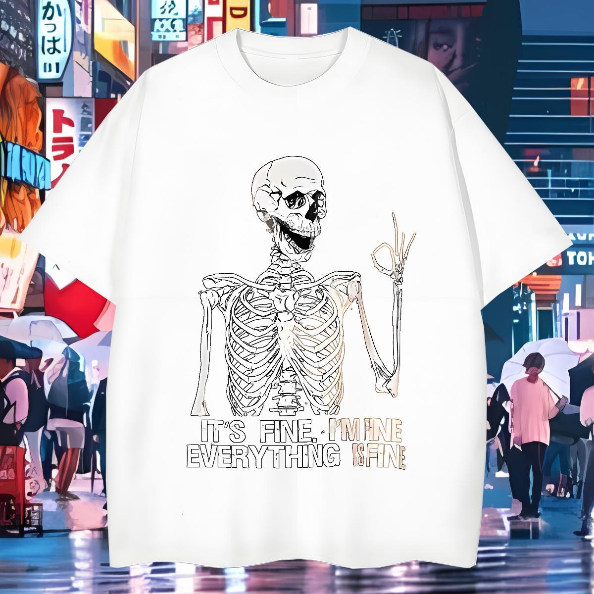Comfortable Men T Shirts 230g 100% Cotton ok Summer Casual Custom Anime Breathable Soft Couples T Shirts Classic Clothes