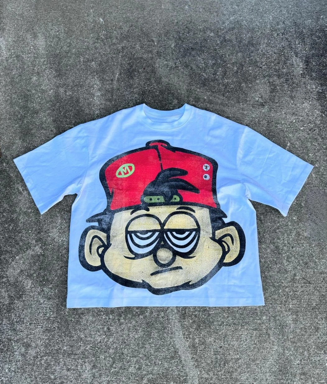 T Shirt Y2K Harajuku Hip Hop Cartoon Graphic Print Oversized Men and Women Streetwear Round Neck Cotton Short Sleeve Top 240822