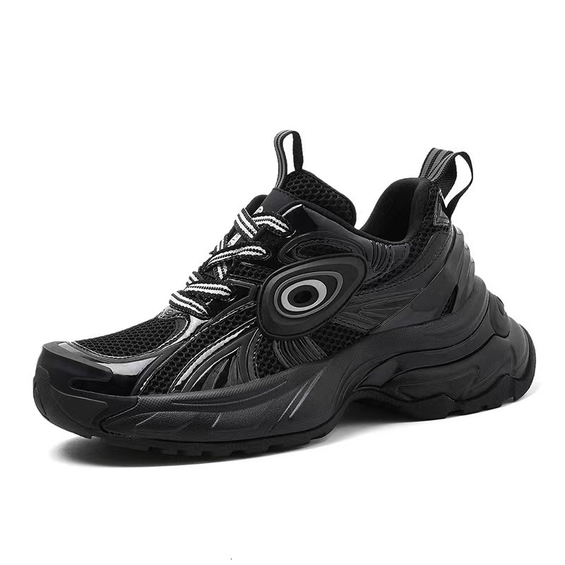 Ddmysports Carefully Selected Cowhide Version Thick Soled Dad For Women New Luminous Casual Sports With Mesh Breathable Running Shoes OUTDOOR