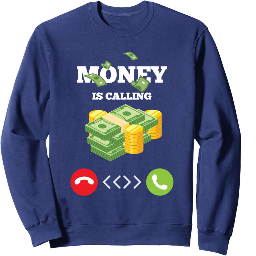 Long Sleeve Shirts for Men sweatshirt Money Is Calg s Business Gift Idea Sweatshirt T shirt Tee Streetwear Casual tops clothes