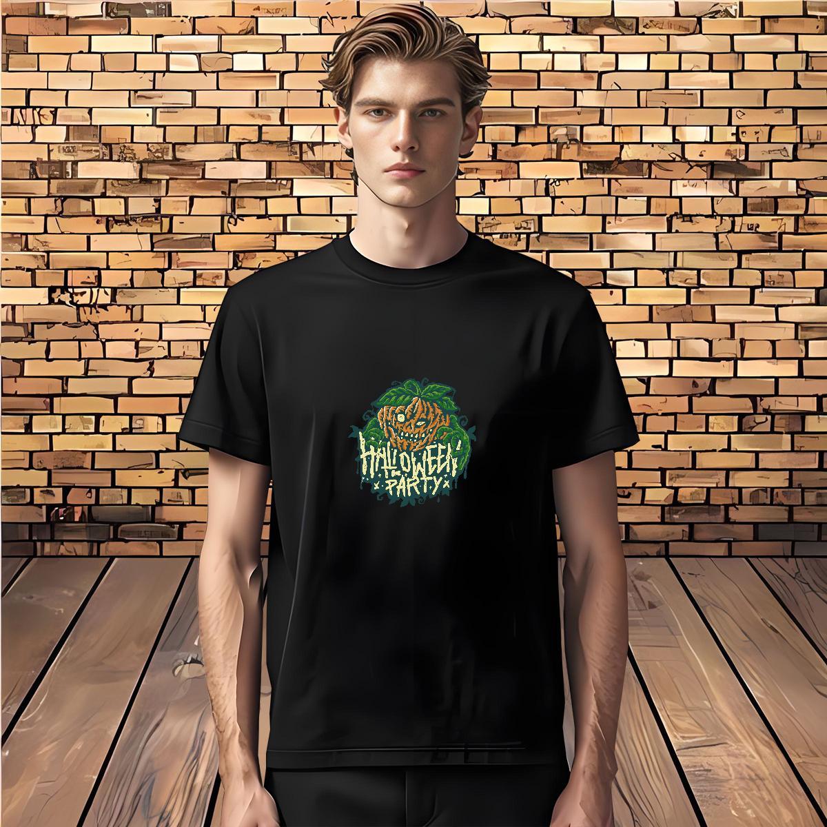 Brand T-Shirts 230g Cotton skull Hip Hop Graphic Short Sleeve O-Neck Men Clothes T-Shirt DIY Tees Shirts