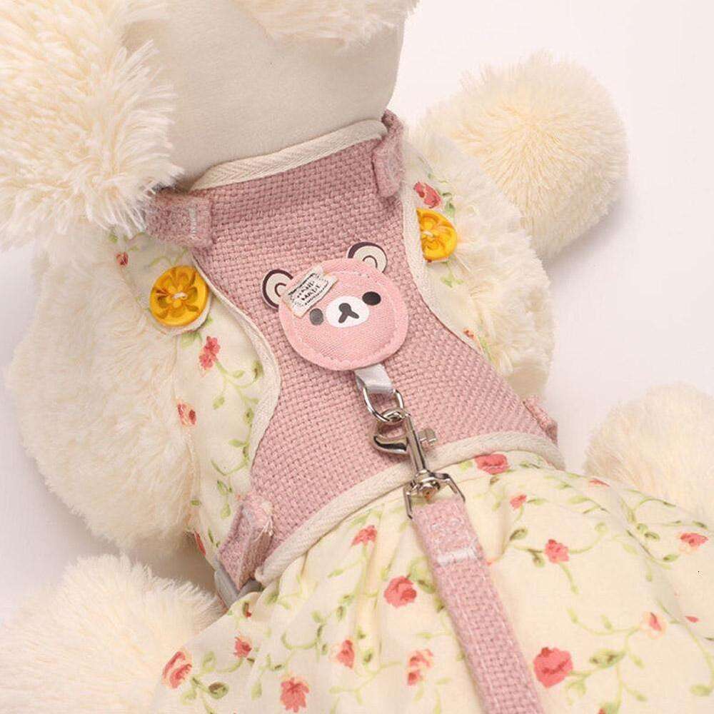 Undershirt Style Pet Leash Adjustable Cat Dog Harness Breathable Leash Convenient Pet Vest For Small Dog Cat Supplies 594
