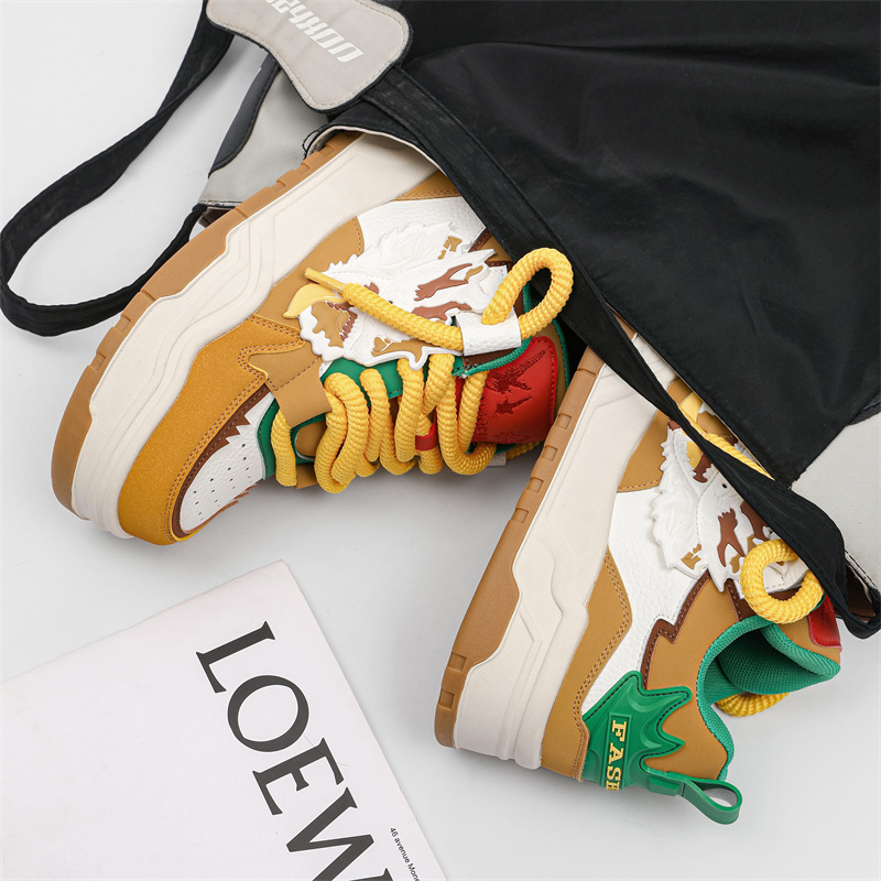 Ddmysports In The Spring And Autumn A Small Number Of People Made China Chic New Shoes Which Are Versatile Casual Fashionable Sports Thick Soled Men S
