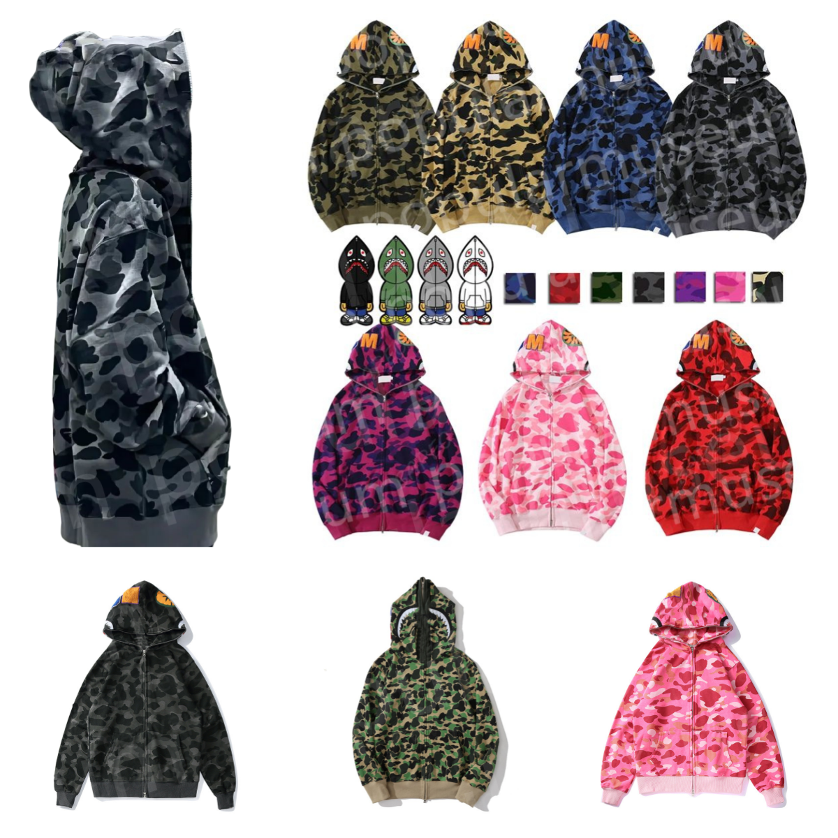 Mens Hoodie Designer Hoodie Full Zip Up jacket for Men Women classic Stylist Jacket hiphop 100% Cotton Sweatshirt casual loose long sleeve pullover