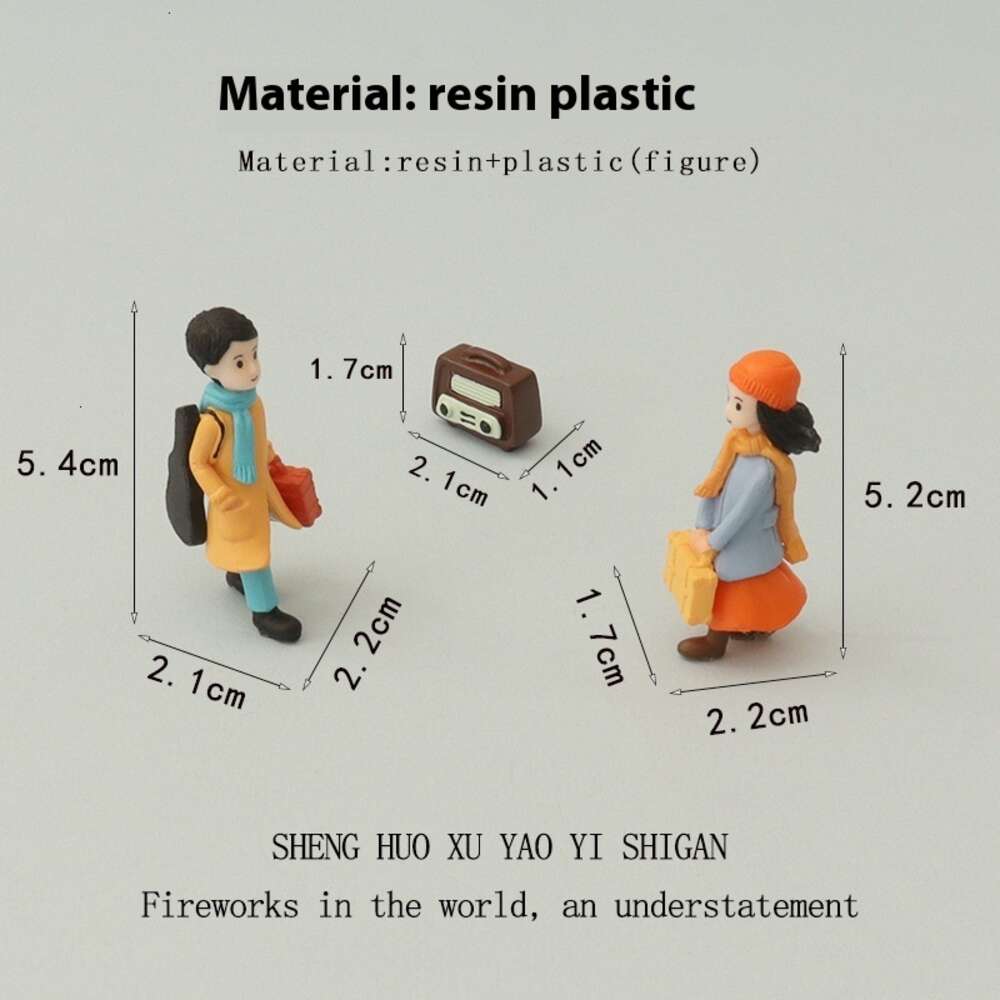 Adorable Miniature Cartoon Family Ornaments - Perfect Small-Scale Home Decor Accessories OB11
