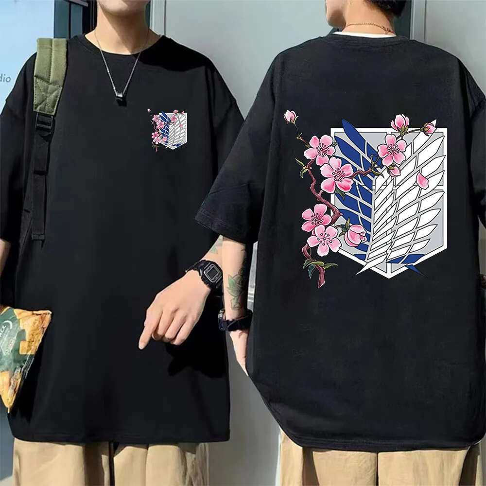 Japanese anime Cosplay Shield Haruku Men T-shirt O-Neck Cotton T Shirt Fashion Casual Clothing Loose Oversized Jersey Tees