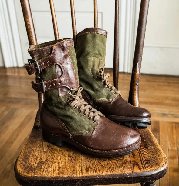 Medieval steampunk role-playing boots mens winter skylark pirate PU leather shoes carnival party fancy knight boots 240823
