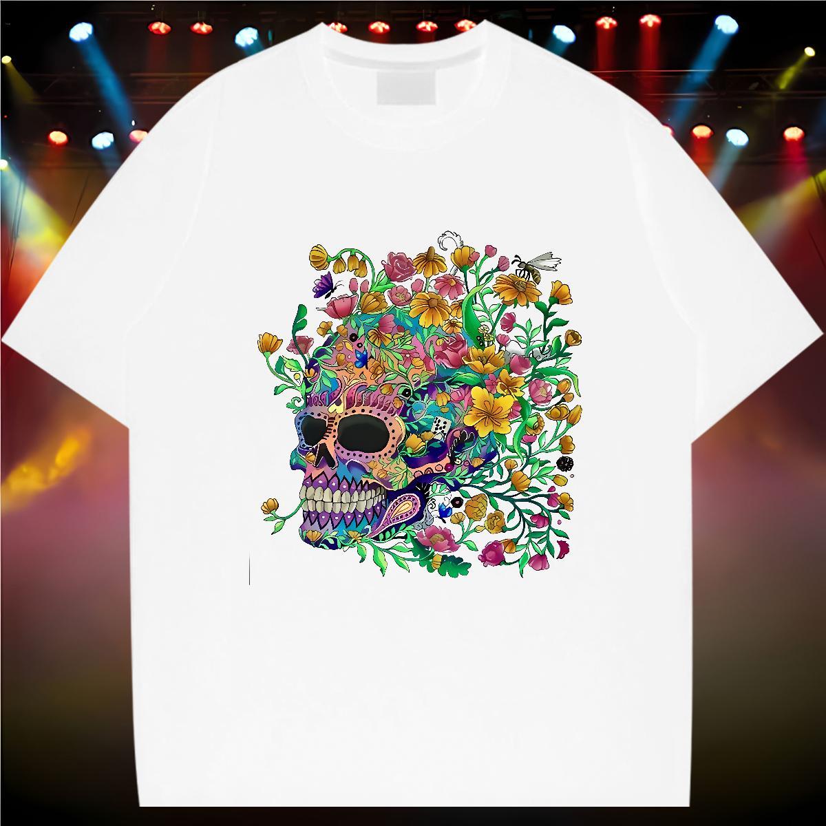 High Quality T-Shirts 100% Cotton 230g colorful Home Outdoor Black White Breathable Couples T Shirts Wholesale Tees Shirts