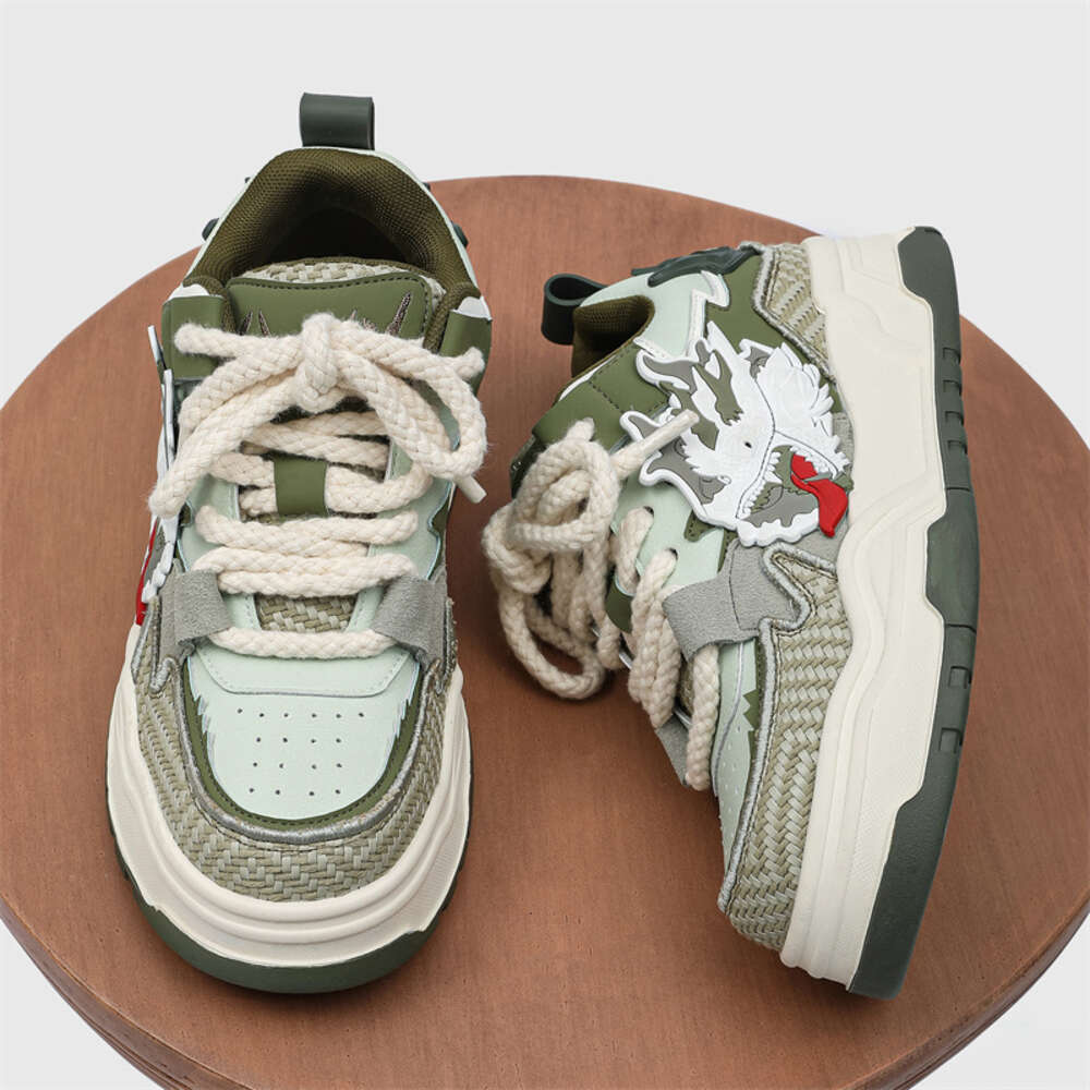 Ddmysports Spring And Autumn West Lake Longjing China Chic New Men S Shoes Versatile Casual Fashion Sports Thick Soled Men Shoes OUTDOOR