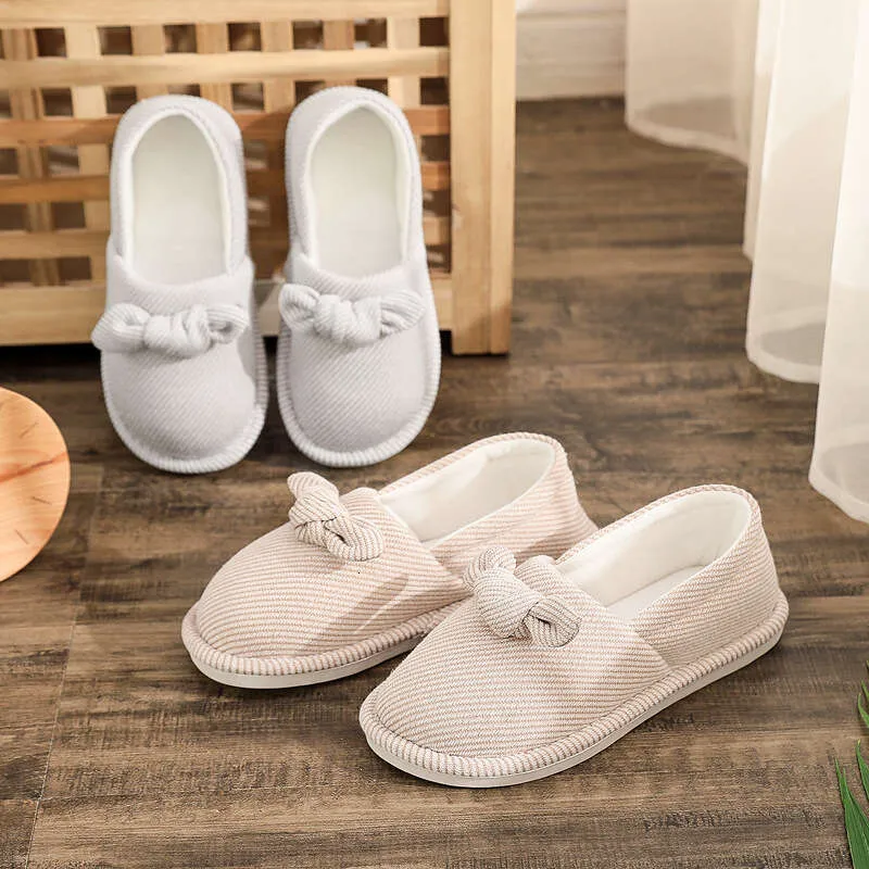 Postpartum products postpartum women spring summer, thin styles, soft soled bags, thick soles, breathable cotton slippers for New home use in June and