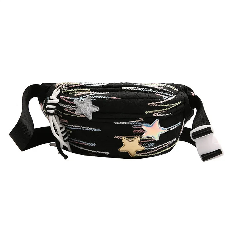 Fashion Women Waist Packs Fanny Pack Pouch Hip Purse Satchel Laser Belt Bags Geometric Patterns Wallet 240823
