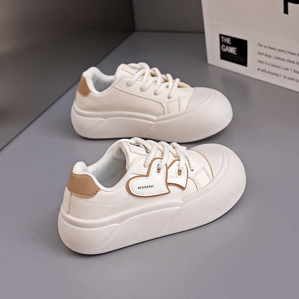 Ddmysports Autumn White New Korean Version Ins Female Student Height Increasing Thick Soled Sports Board Casual Shoes XT OUTDOOR
