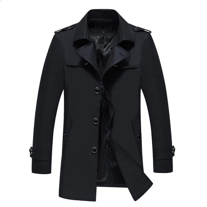 KOLMAKOV Mens Trench Coat Men Fashion Jackets Coats Mens Windbreaker Slim High Quality Khaki Casual Outerwear M-4XL 240822