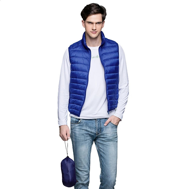 CHRLCK Mens Hiking Tank Top Waterproof Ultra Light Coat Hardin Camping Skiing Duck Outdoor 240822
