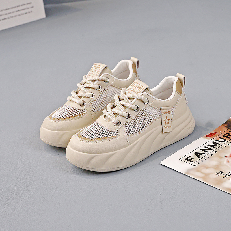 Ddmysports Women S New Spring Summer Mesh White Breathable Soft Sole Casual Versatile Small Board Shoes For OUTDOOR
