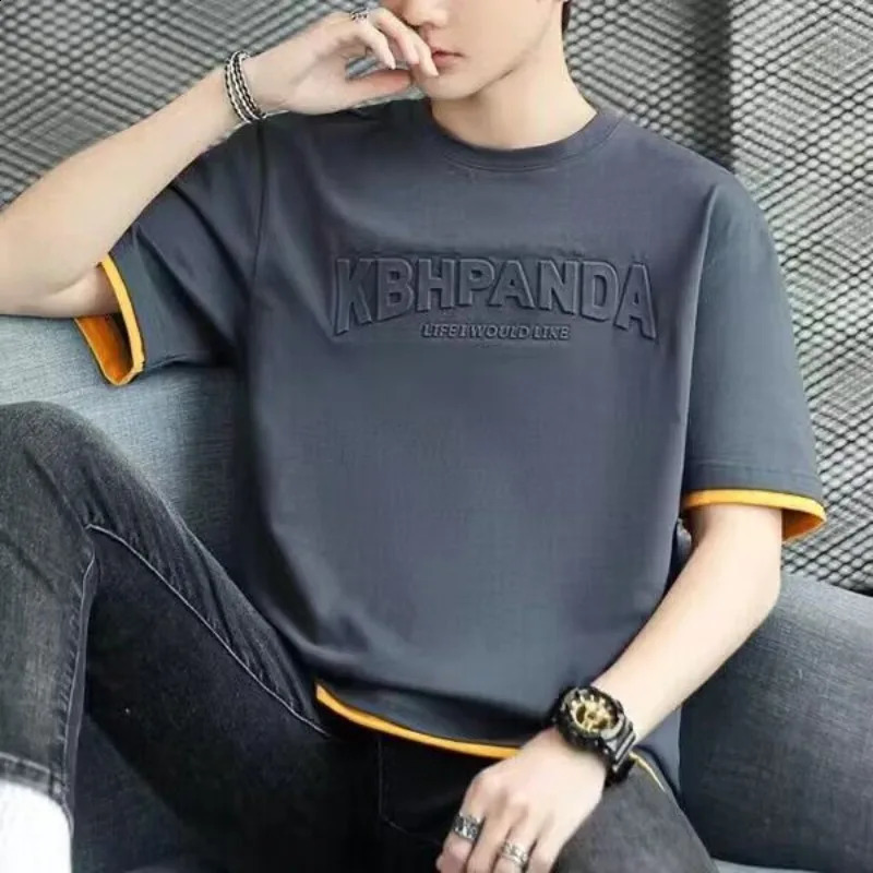 T-shirts Shorts Suits for Men Alphabet Jogging Workout 5xl Cotton Jogger Man Sets Running Clothes Xl Summer Tee Outdoor 240822