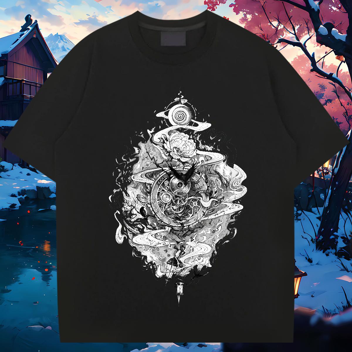 Brand Mens T Shirts 230g Pure Cotton eye of the devil Outdoor Custom Printed Breathable Crew Neck Men Tops Tees Classic Casual Tops Shirt