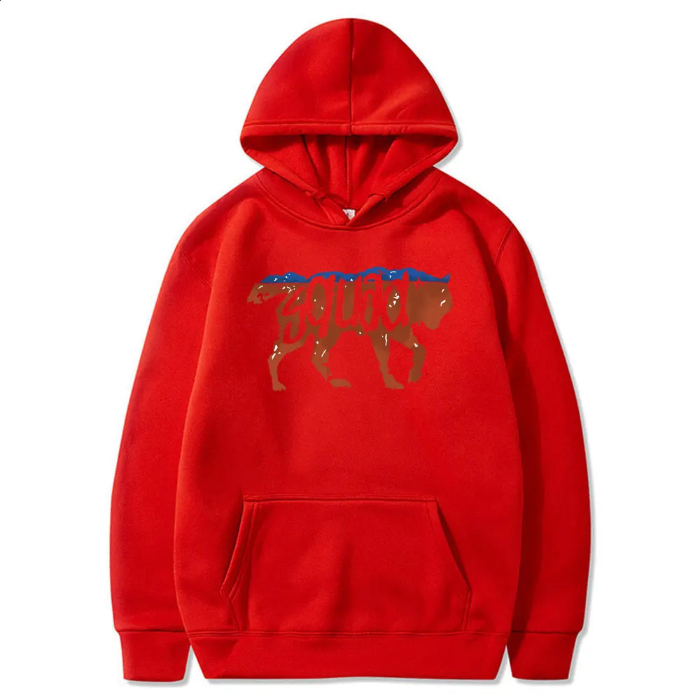 Interesting retro wolf team hoodie sweatshirt awesome student high school wild Rad life is strange tank cool teenage 240822