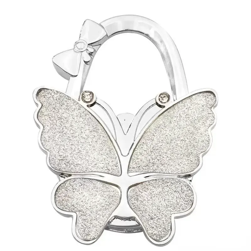 Handbag Hanger Hook Glossy Matte Butterfly Foldable Table for Bag Purse HJ5.31 LL