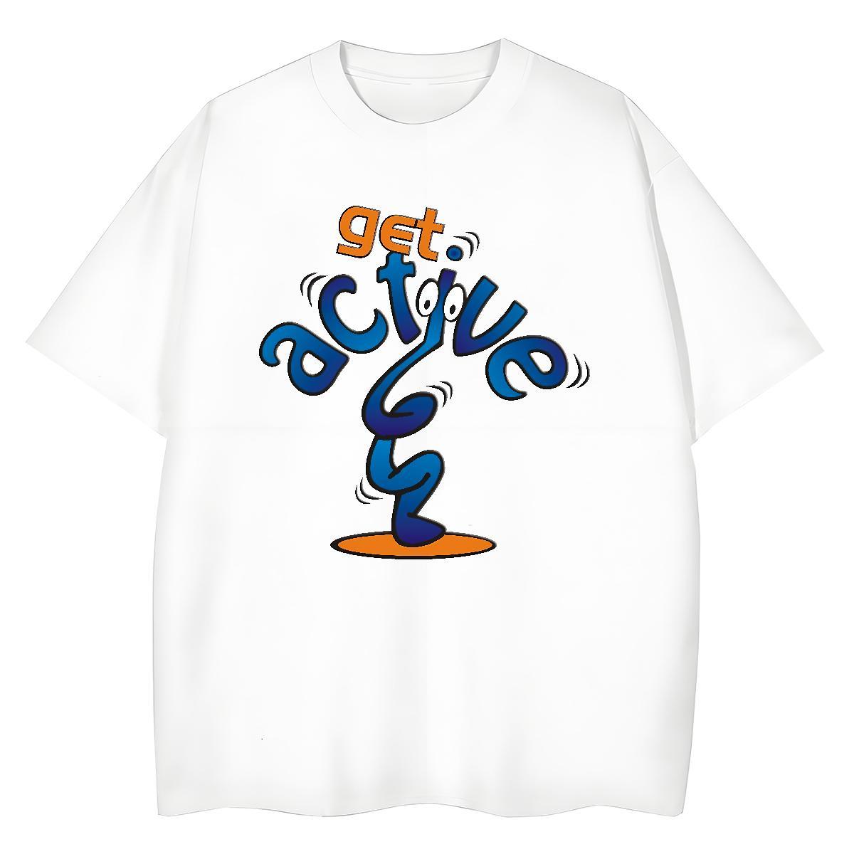 Free Shipping Womens Tshirts 230g 100% Cotton blue Street Casual T Shirts Women Crew Neck Breathable Custom Printing Wear