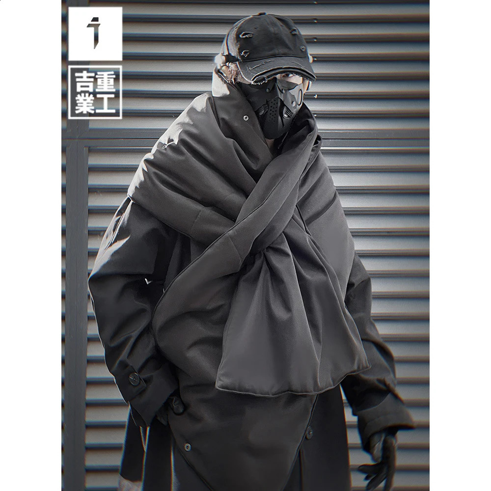 11 BYBBS DARK Men Autumn Jacket Trench Oversized Long Coats Windbreaker Mens Loose Punk Streetwear Jackets Techwear 240822