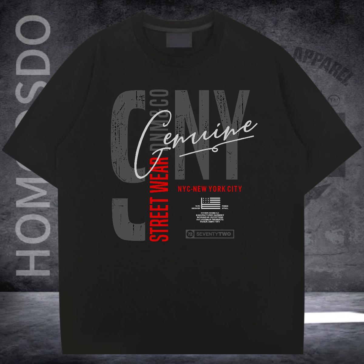Classic T-Shirts for Men 230g Pure Cotton letter High Street Hip Hop Plus Size Custom Breathable Soft Couples T Shirts Customized Polos