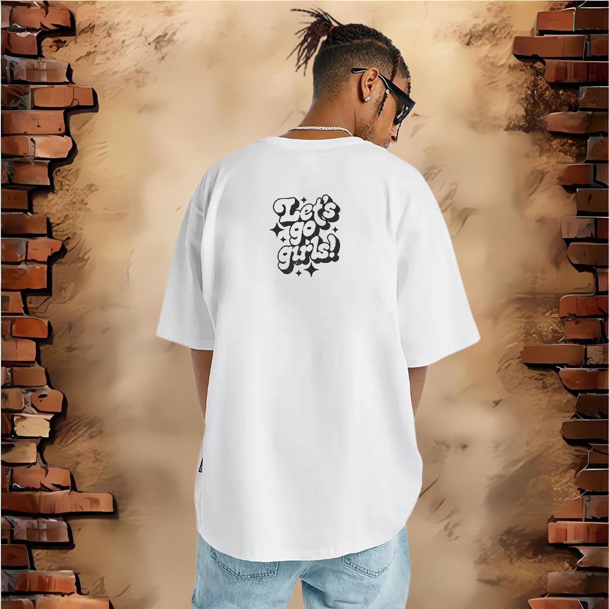Loose Fit Men T Shirts 100% Cotton 230g letter Sport Skull Breathable Crew Neck Tshirts Designer Fashion Wear