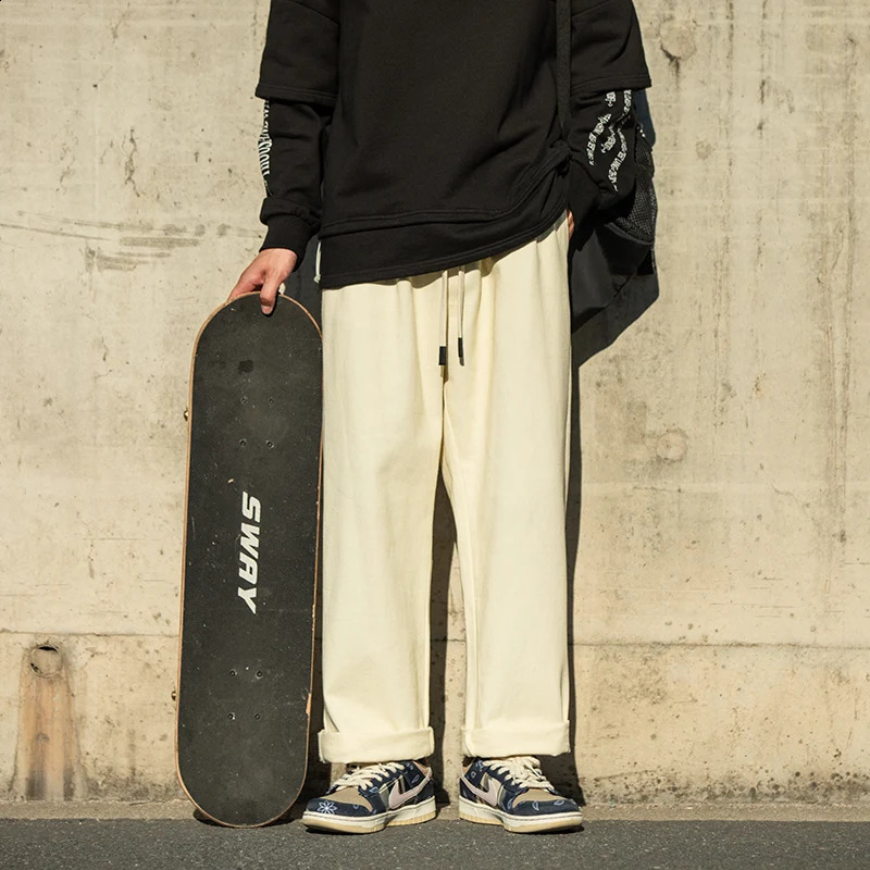 Streetwear Men Harem Pants Hip Hop Jogger Male High Street Trousers Woman Sweatpants Casual Straight Leg 240822