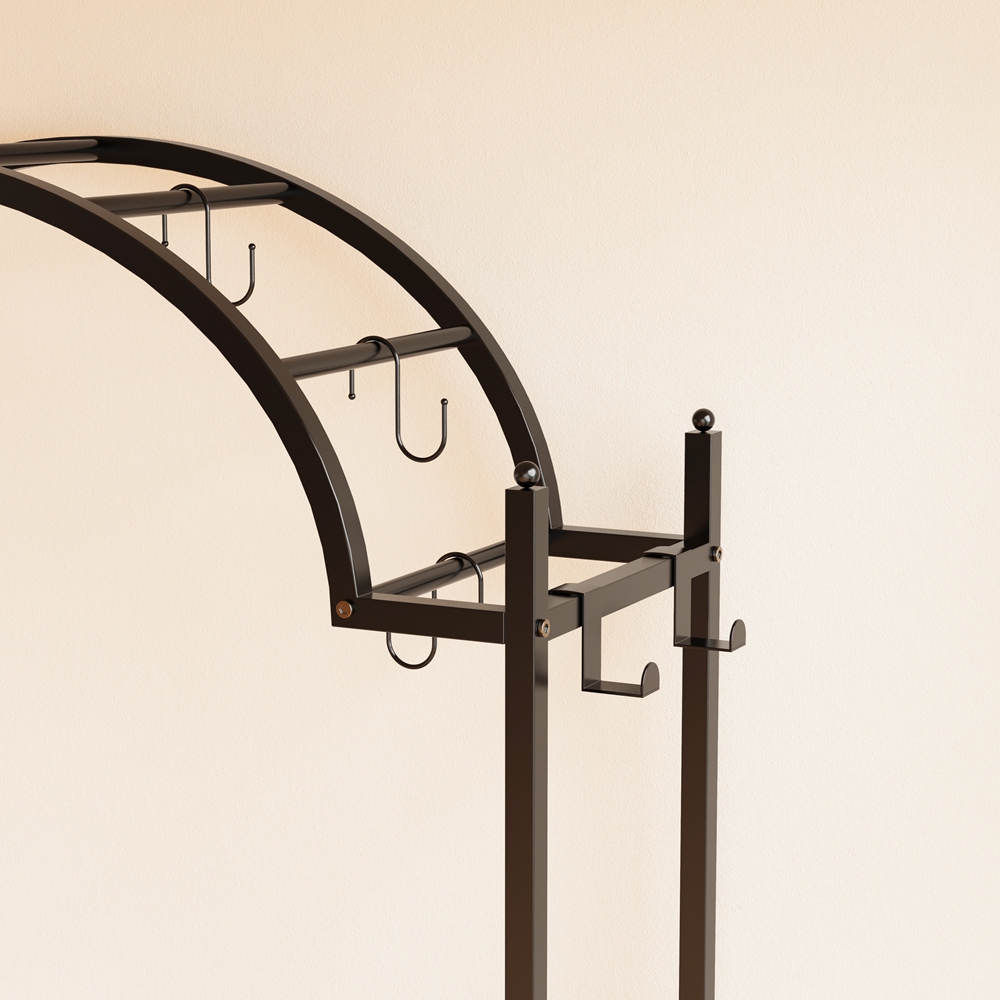 Metal Plant Stand: Tall Arched Plant Shelf Multilayer Ladder Garden Flower Pots Rack Display Holder for Home Patio Lawn Plants