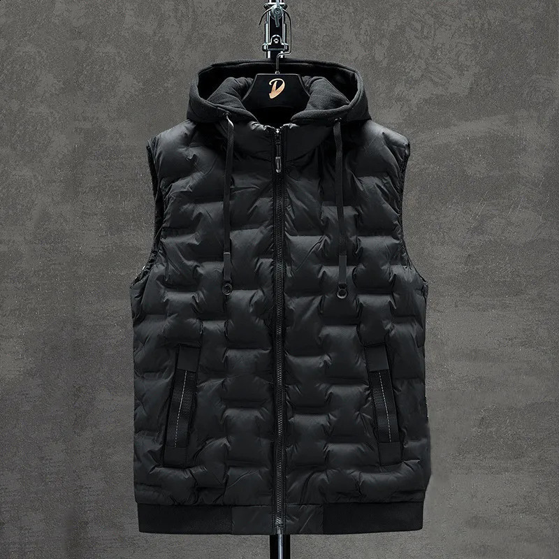 selling mens winter vest casual sleeveless jacket outerwear 240822
