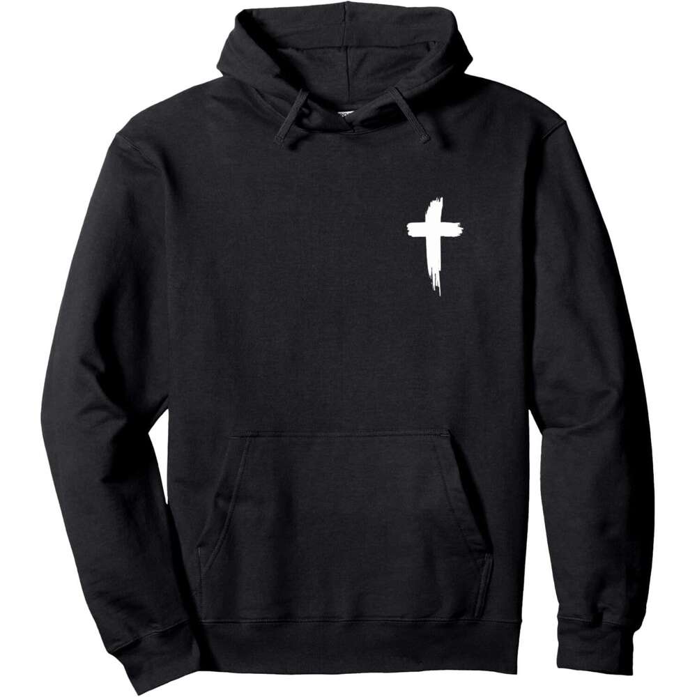 Hoodie for Mens Womens Jesus Saves John Front and Back Print Christian Pullover Hoodie Graphic Hoodies sweatshirt Pullover Long Sleeve