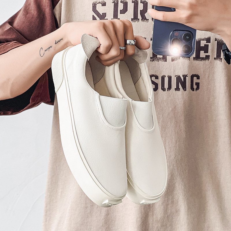 Ddmysports New China Chic One Foot Small White Men S Students Low Top Orse Air Leisure Sports Igh Fashion Board Shoes OUTDOOR