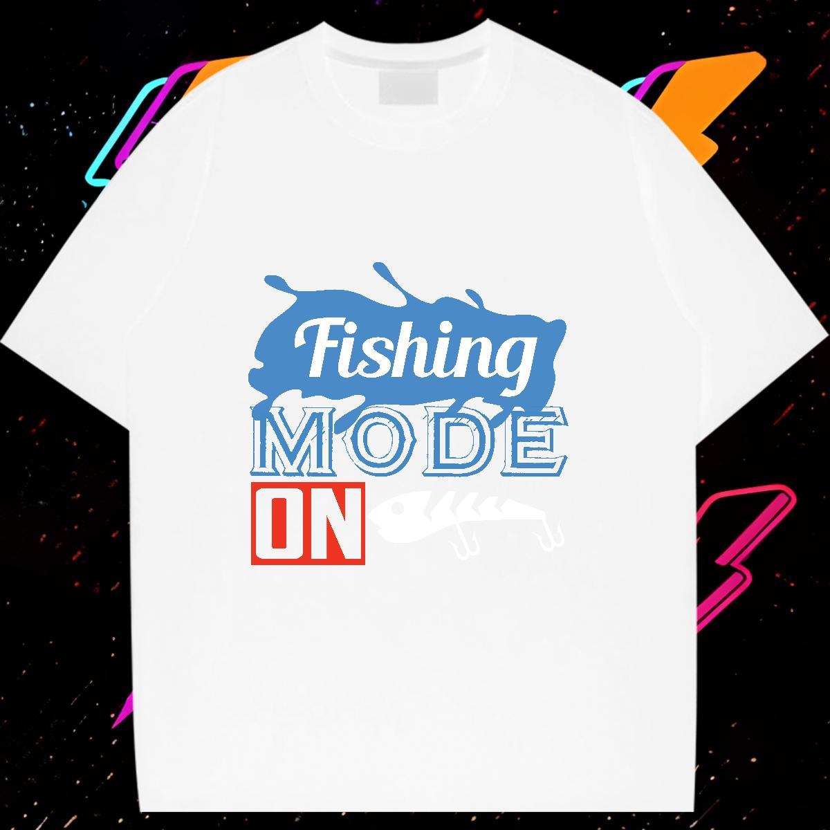 Free Shipping Woman Tshirt 230g Pure Cotton fish Beach T Shirt For Woman Breathable Custom Printing Clothes Shirt