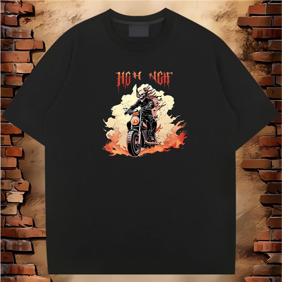High Quality T-Shirts 230g 100% Cotton skull Sport Oversized 4XL Breathable Soft Men Tshirts Designer Tops Shirt