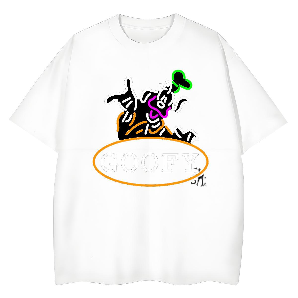 Popular Womens Tshirts 100% Cotton 230g cartoon Hip Hop Street T Shirts Women Breathable Custom Printing Tops