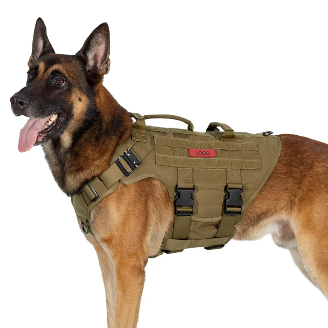 Strap K9 Tactical Traction Rope Vest Type Medium Large Chest Back Walking Dog pet collars collar designer dog harness
